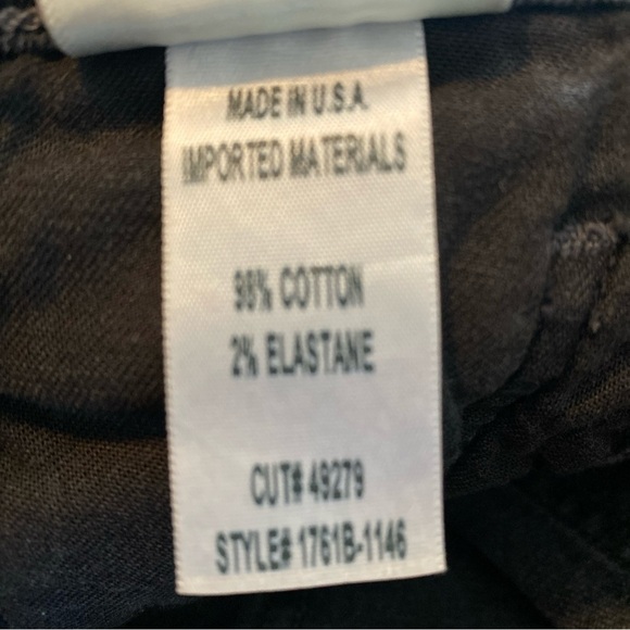 Citizens Of Humanity Jeans Demy Cropped Flare Date Night Pink Wave Size 26 Gray - Picture 7 of 8